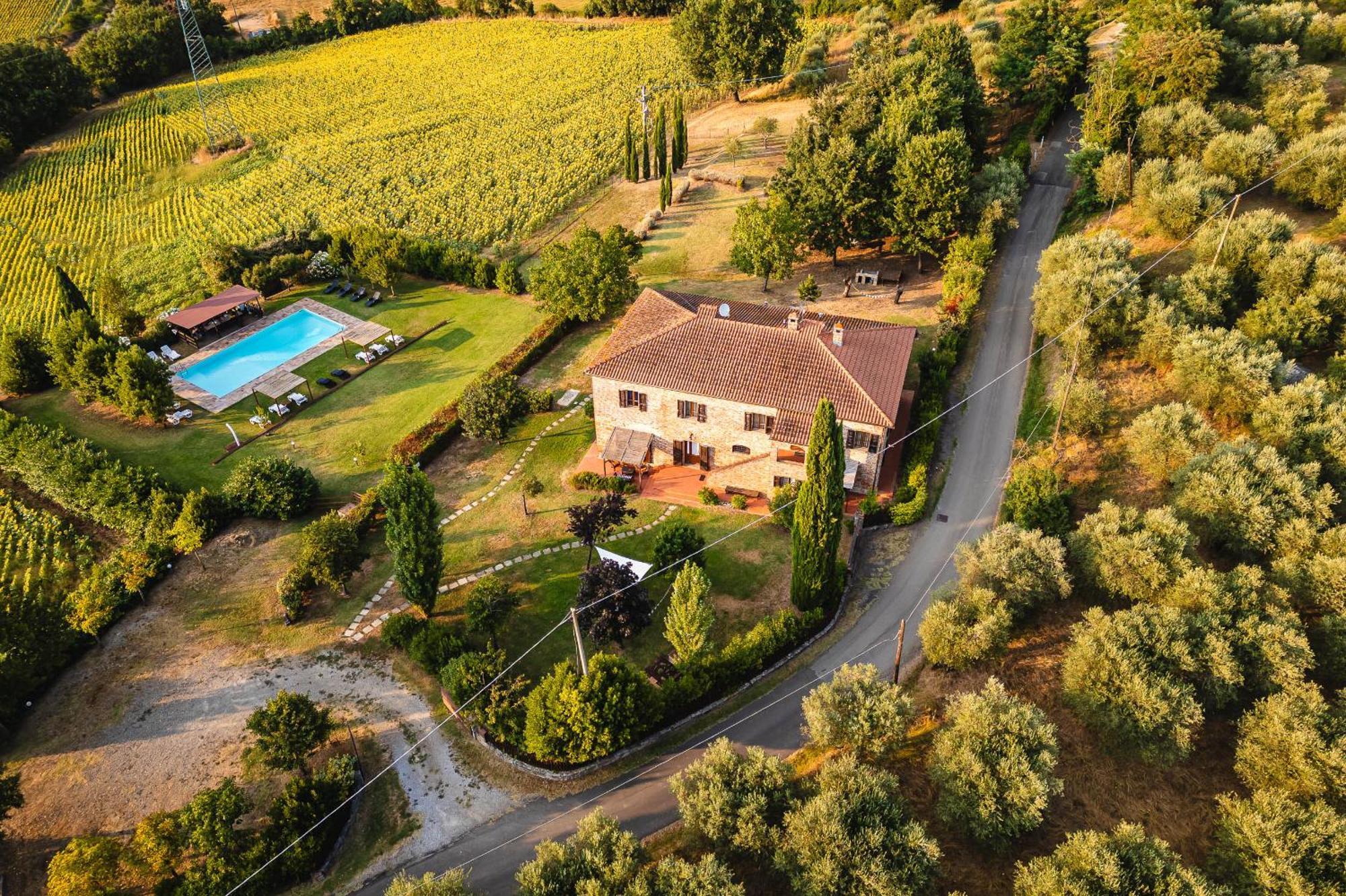 Villa Le Belle Giornate Foiano Della Chiana Buitenkant foto