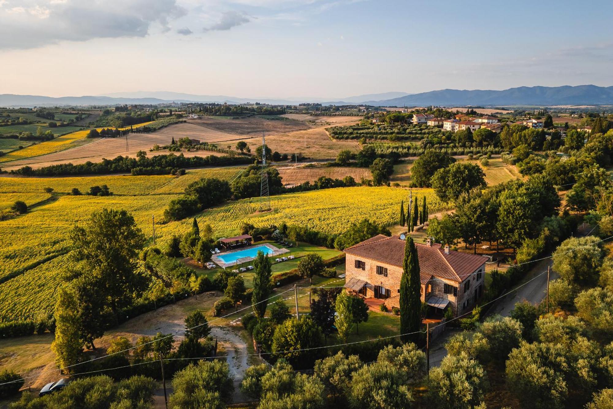 Villa Le Belle Giornate Foiano Della Chiana Buitenkant foto